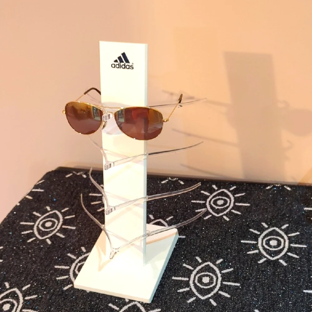 Adidas White 4 Glasses Display Holder